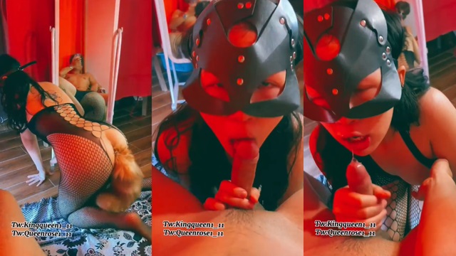 Cô nàng hotgirl cosplay nữ sinh chơi bdsm với bạn trai